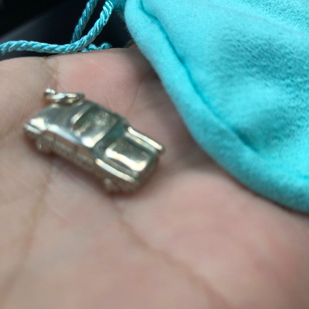 Tiffany & CO. 3D Silver Taxi Charm / Cab Charm